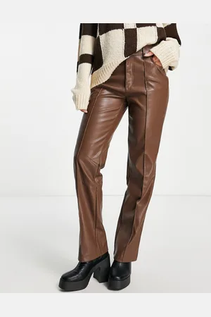 Stradivarius pantalon online cuir