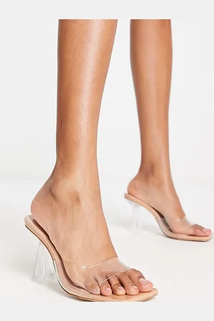 Talon transparent Mules Sabots pour Femme FASHIOLA