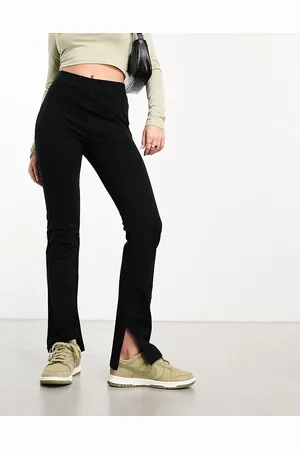 Pantalon best sale fendu devant