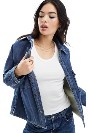 Veste levis jean discount mouton