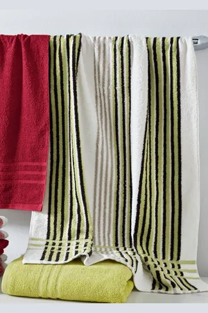 GOLDNER Série de linge en tissu éponge - clair - Gr. 2x 70 x 140 cm de