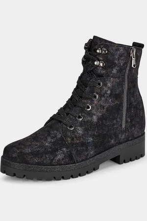 GOLDNER Bottes avec lacets et zip de fermeture - / à motifs - Gr. 36 de
