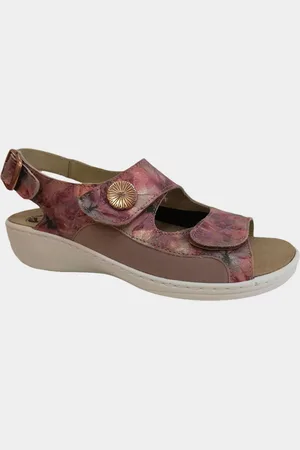 GOLDNER Sandales avec empiècement stretch - rosé / multicolore - Gr. 37 de
