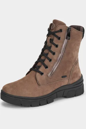 GOLDNER Bottines zippées à lacets - taupe - Gr. 37 de