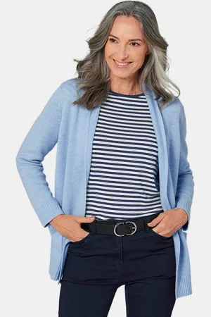 GOLDNER Cardigan en laine vierge - clair - Gr. 22 de