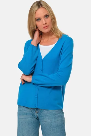 GOLDNER Cardigan col V en cachemire - - Gr. 21 de