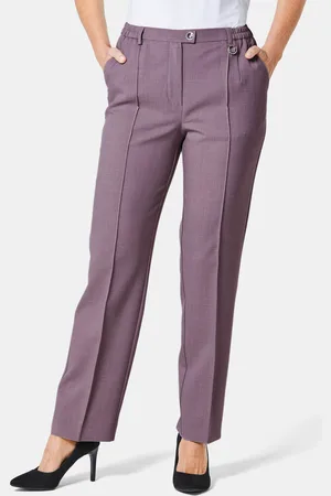 GOLDNER Pantalon coupe classique avec traitement SilverFresh - lilas - Gr. 215 de