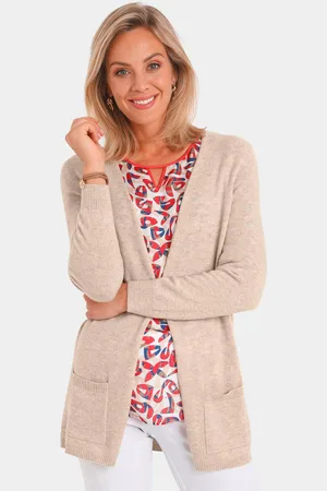 GOLDNER Cardigan en cachemire - beige - Gr. 20 de