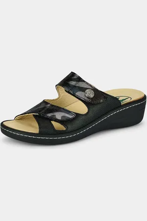 GOLDNER Mules avec voûte plantaire amovible - / taupe - Gr. 36 de