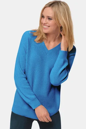 GOLDNER Pull col V en cachemire - - Gr. 22 de