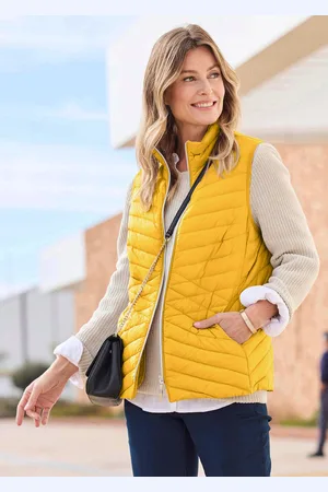 GOLDNER Gilet matelassé - miel - Gr. 20 de