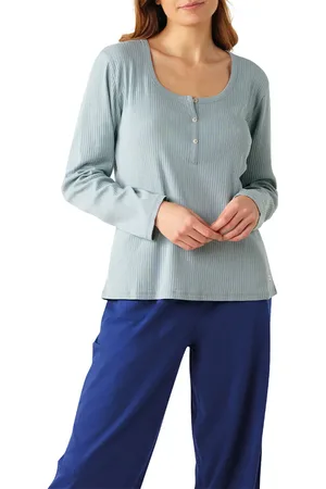 ATHENA Pyjama long femme Confort Maille