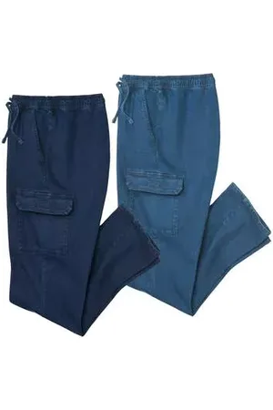 Atlas For Men Lot de 2 Jeans Cargo TOP CONFORT
