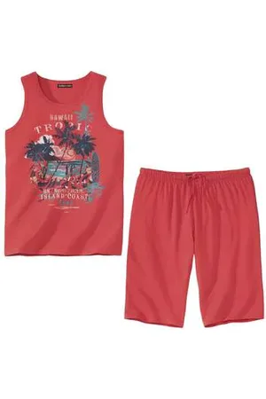 Atlas For Men Pyjashort Hawaii Beach
