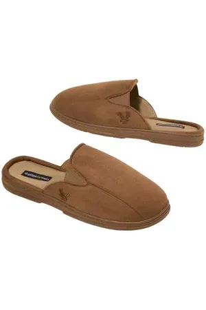 Atlas For Men Mules Suédine Doublées Polaire