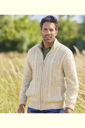 Atlas For Men Gilet Tricot Col Doublé Polaire Mountain Travel