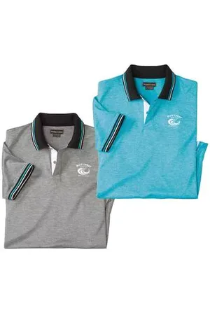Atlas For Men Lot de 2 Polos Sport Outdoor
