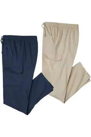 Atlas For Men Lot de 2 Pantalons DÉTENTE CARGO