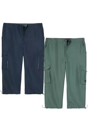 Atlas For Men Lot de 2 Pantacourts Cargo Microfibre