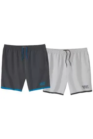 Atlas For Men Lot de 2 Shorts Microfibre Sport