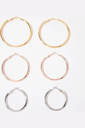 Balaboosté Set de 3 paires de créoles