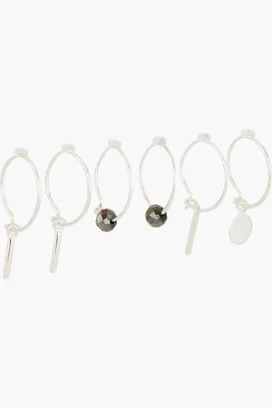 Balaboosté Set de mini-créoles argenté Silver touch