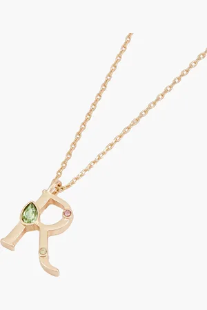 Balaboosté Collier R strass multicolore Alphabet
