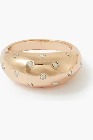 Balaboosté Bague épaisse à strass