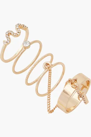 Balaboosté Set de 5 bagues assorties