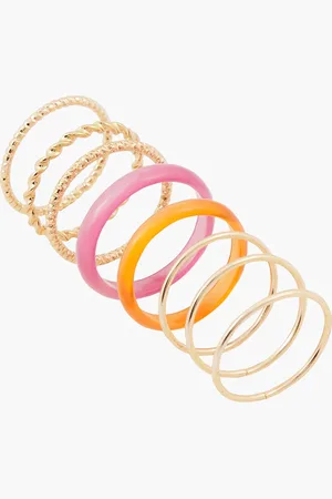 Balaboosté Set de 7 bagues fines Molitor
