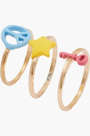 Balaboosté Set de 3 Bagues fantaisie Statement