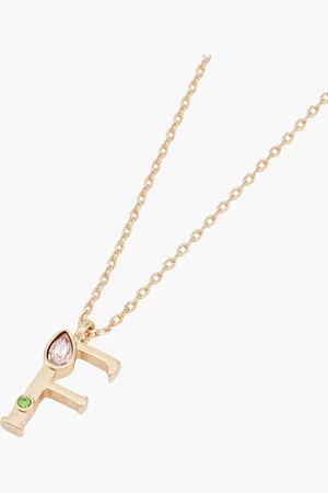 Balaboosté Collier F Alphabet doré