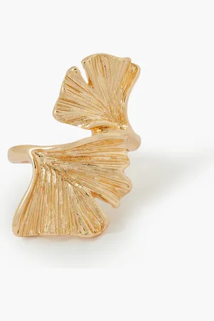 Balaboosté Bague feuille de Ginkgo