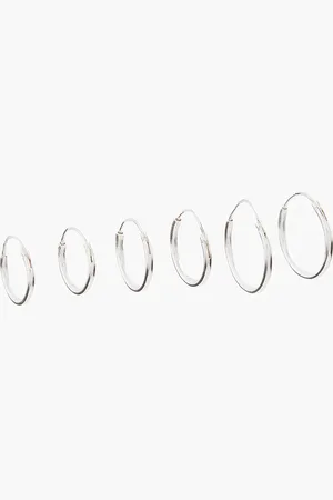 Balaboosté Set de créoles Argent Garanti