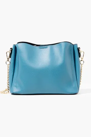 Balaboosté Sac à bandoulière effet grainé - bleu
