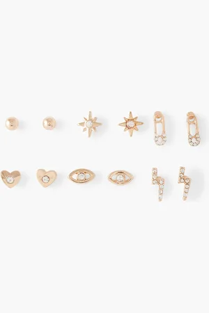 Balaboosté Set de 6 paires de boucles d