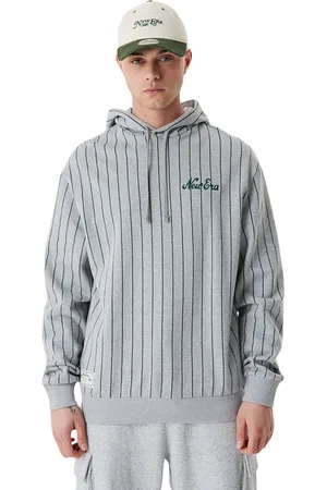 New Era Sweatshirt à capuche avec rayures