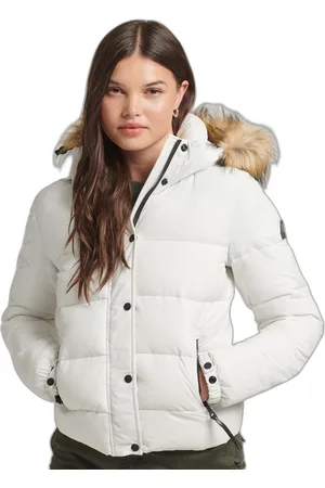 Superdry Doudoune courte à capuche femme