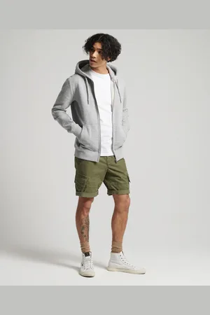 Superdry Sweatshirt zippé à capuche en coton bio Vintage