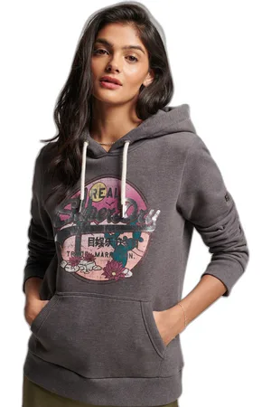 Superdry Sweatshirt à capuche femme Vintage Logo Narrative