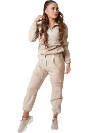 Project X Paris Pantalon matelassage carré simili cuir femme