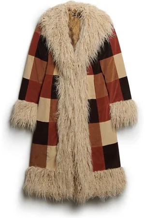 Superdry Manteau long femme Afghan Patchwork