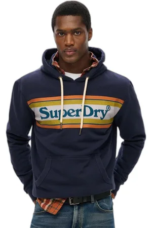 Superdry Sweatshirt à capuche à rayures avec logo Venue
