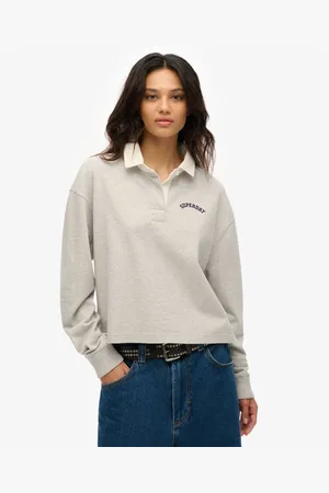 Superdry Polo manches longues femme Athletic Essentials Graphic