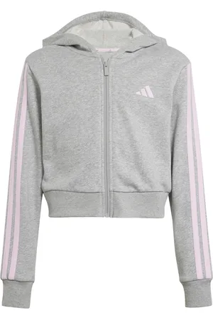 adidas Sweatshirt à capuche zippé fille Essentials