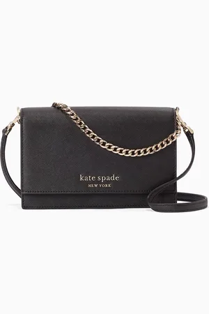 Kate Spade Pochette à bandoulière en Cuir Cameron noire - 23x16x6,5 cm