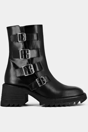 Jonak Boots en Cuir Dovily noires - Talon 6.5 cm