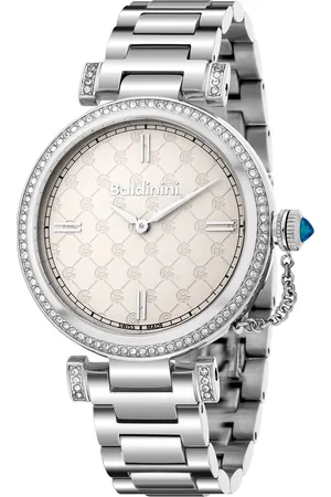 BALDININI Montre Femme en Acier & cristaux Swarovski Dona argentée