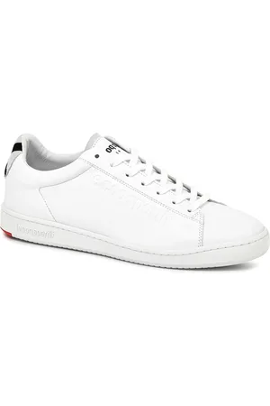 Le Coq Sportif Sneakers en Cuir Blazon Sport Made in France blanc/noir