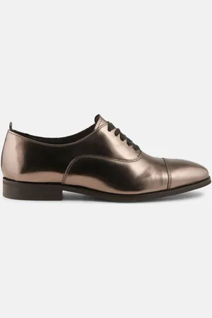 Minelli Richelieus en Cuir verni Mona étain